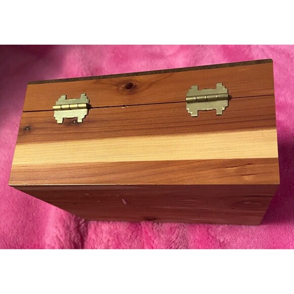 Wooden Box  Bear Family Nature Scene Keepsake Gift Quote Love Notes Bronson MO - Picture 4 of 14